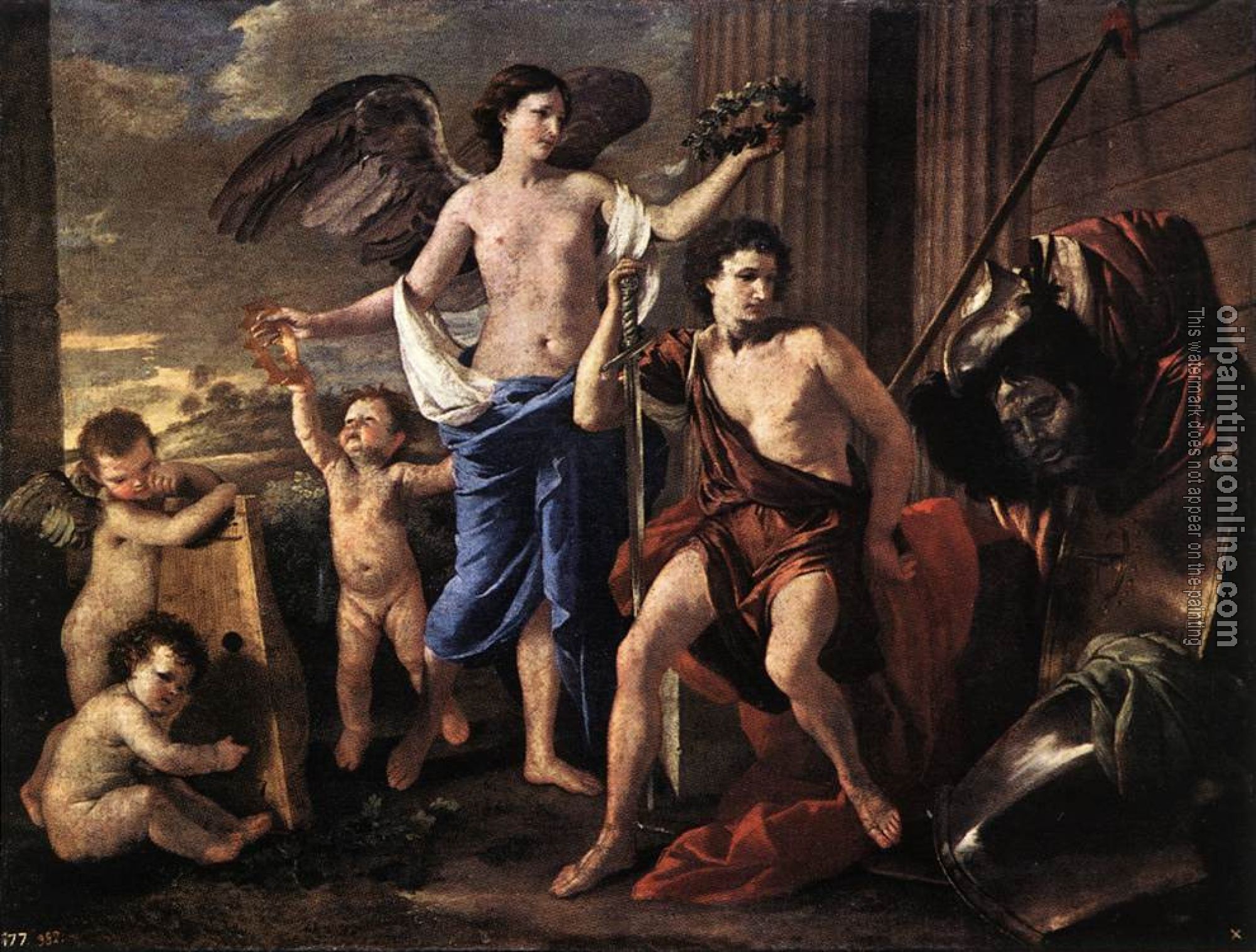 Poussin, Nicolas - The victorious David